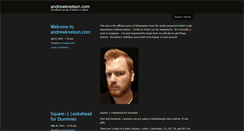 Desktop Screenshot of andrewknelson.com